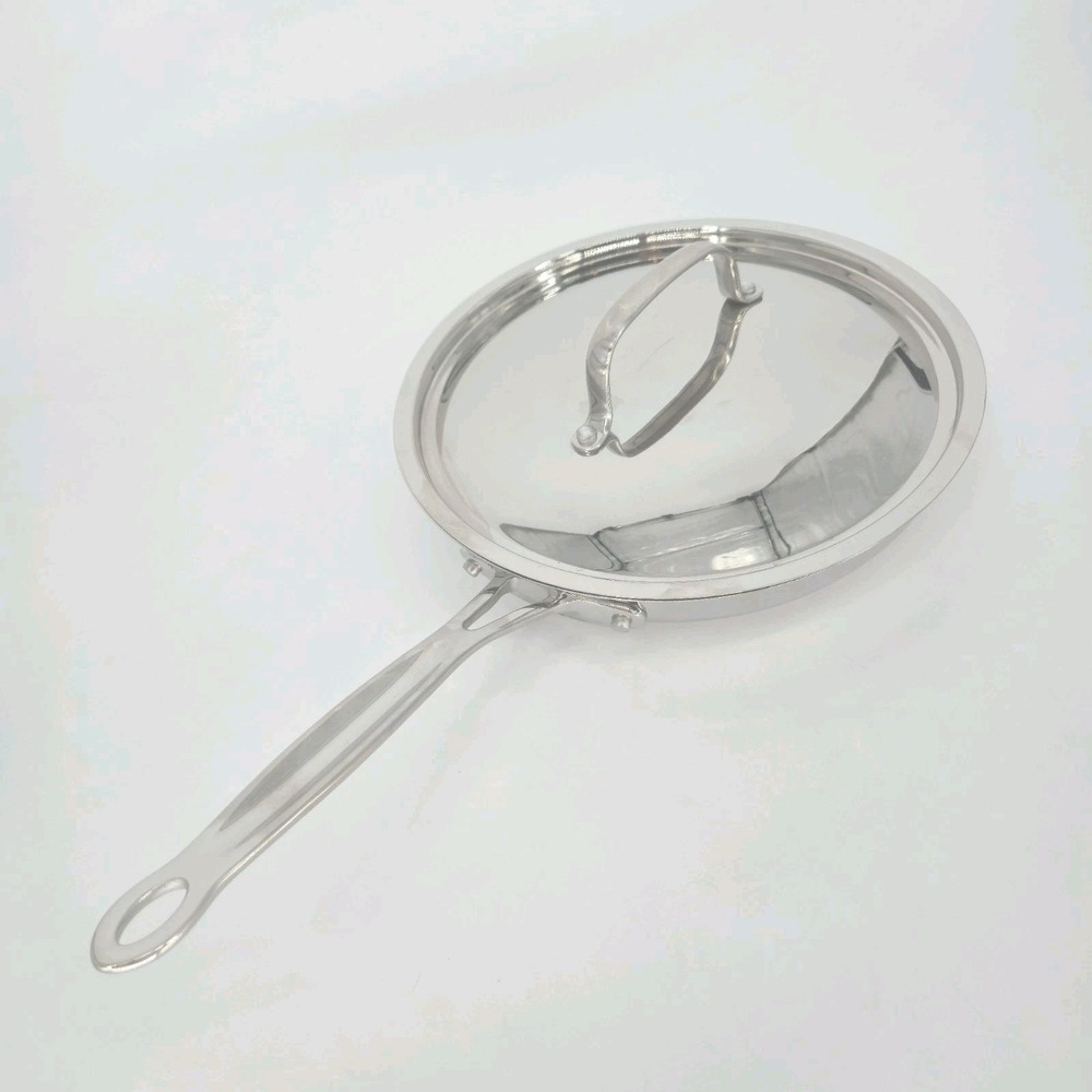 Cuisinart Chef's Classic 10" Stainless Steel Skillet Saute Fry Pan w/Lid 722-24